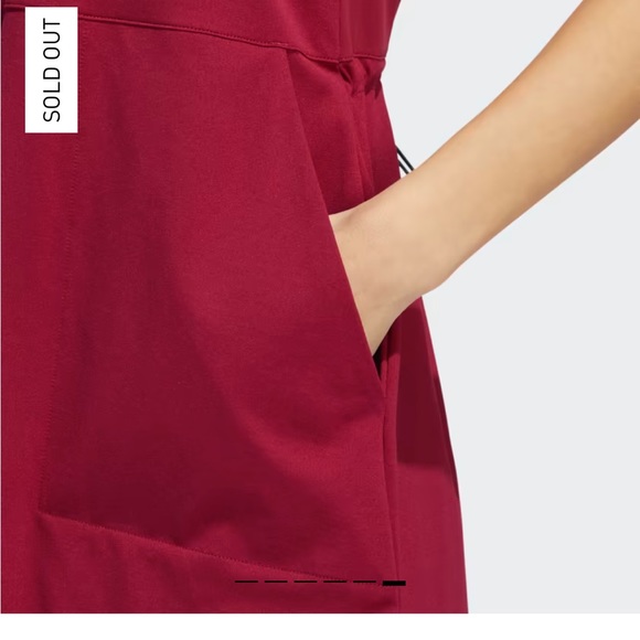 Adidas Go To Golf Dress in the color Legecy Burgundy size small  🎉Host Pick🎉 - Picture 6 of 14